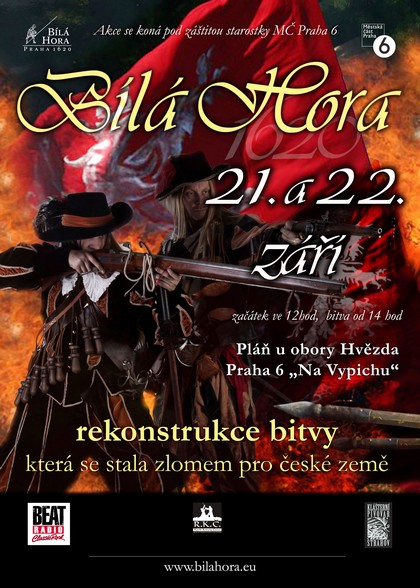 plakát Bitva na Bílé hoře - Praha 2013